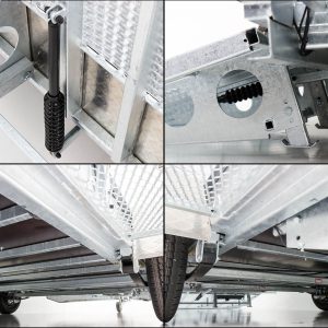 Variant Przyczepa do maszyn budowlanych Maxi Load 180x400 3,5t | Rampa - obrazek 7
