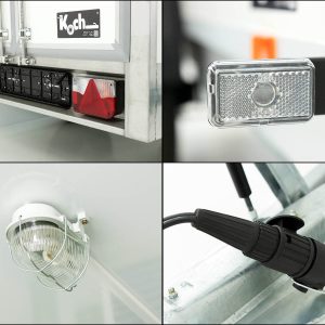 Vezeko przyczepa chłodnicza VZ 121x244cm wys:150cm 1,5t | Biała - obrazek 4