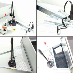 Vezeko Przyczepa opuszczana 127x246 cm 750 kg | Nadstawka burtowa - obrazek 3