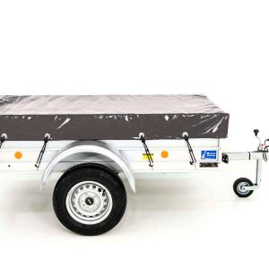 Przyczepa z plandeką 105x205cm 750kg | Typ U2 | Plandeka płaska Profi antracyt - obrazek 14