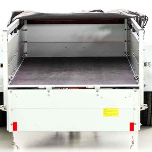 Przyczepa z plandeką 105x205cm 750kg | Typ U2 | Plandeka płaska Profi antracyt - obrazek 4