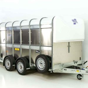 Ifor Williams Przyczepa do bydła TA5 HD 12x6 156x372 cm | Wys. 183 cm | 3,5t | Dwupoziomowa