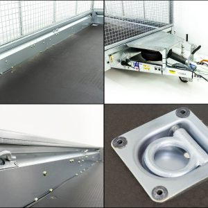 Ifor Williams Przyczepa do maszyn budowlanych GX105 157x303 2,7t | Rampa najazdowa | Nadstawka siatkowa - obrazek 16