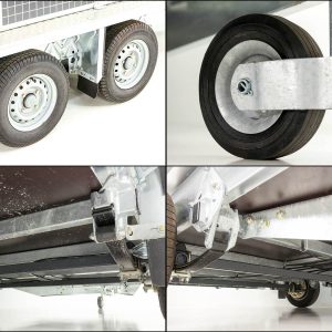 Ifor Williams Przyczepa do maszyn budowlanych GX105 157x303 2,7t | Rampa najazdowa | Nadstawka siatkowa - obrazek 3