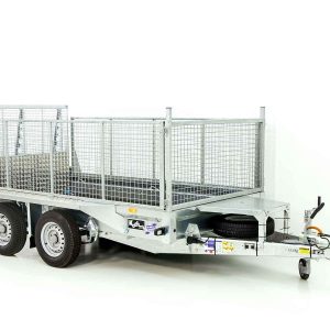 Ifor Williams Przyczepa do maszyn budowlanych GX105 157x303 2,7t | Rampa najazdowa | Nadstawka siatkowa - obrazek 9