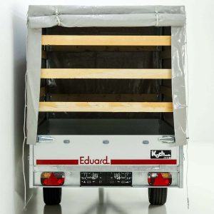 Eduard Przyczepa platformowa 2615 GE | 150x256 cm | 1,35t | Plandeka wysoka 160cm - obrazek 3