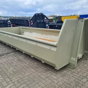 Roll-Off-Container mit grauen Doppelflügeltüren (12 m³) - obrazek 4