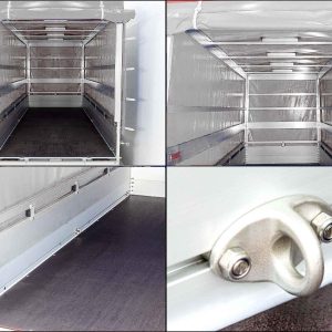 Przyczepa z plandeką 150x350cm 2600kg | Typ 8.26 | Wysoka plandeka 180cm - Srebrna - obrazek 12