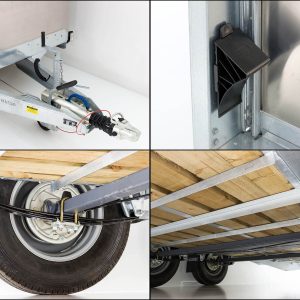 Ifor Williams Przyczepa do bydła TA510 14x7 178x434 cm | Wys. 213 cm | 3,5t | Kombi/Rampa - obrazek 12