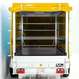 Przyczepa Koch z plandeką 150x350cm 2600kg | Typ 8.26 | Wysoka plandeka 180cm - Żółta - obrazek 13