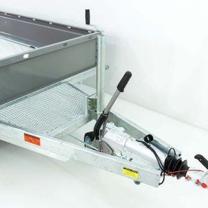 Vezeko Przyczepa do maszyn budowlanych BA 190x390 cm 3,5t | szara | Rampy uchylne | SB - obrazek 6