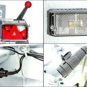 Temared Przyczepa do maszyn budowlanych Builder 183x400 cm 3,5t | rampa - obrazek 6