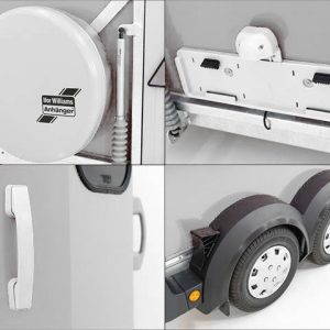 Ifor Williams Przyczepa do koni HB506 | Siodlarnia | srebrna - obrazek 14