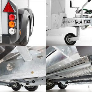 Ifor Williams Przyczepa do koni HB506 | Siodlarnia | srebrna - obrazek 3