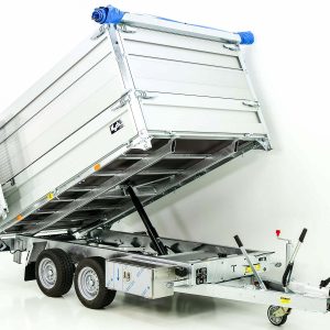 Twintrailer Wywrotka tylna wielofunkcyjna TT30-30 3,0t | 183x309x40/BWA80cm | Tandem | LED - obrazek 8