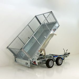 Variant wywrotka tylna 150x300cm 3,5t | Pompa elektryczna | Nadstawka siatkowa 80 cm - obrazek 9