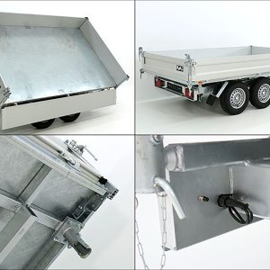 Unsinn Wywrotka trójstronna UDK 175x306cm 3,0t | pompa elektryczna | pompa awaryjna - obrazek 10