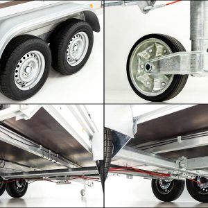 Przyczepa tandem 185x400cm 2600kg | Typ 10.26 - obrazek 12