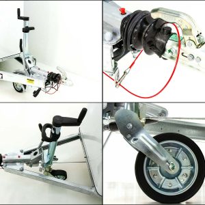 Cheval Liberte Przyczepa do koni GOLD Origins | biała - obrazek 6