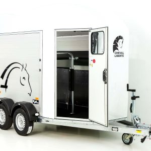 Cheval Liberte Przyczepa do koni GOLD Origins | biała - obrazek 14