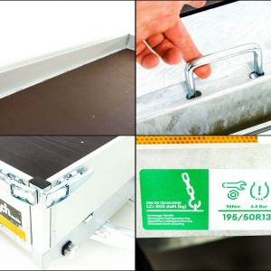 Eduard Przyczepa platformowa 3518 GD | 180x356 cm | 2,7t - obrazek 11