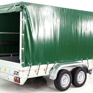 Przyczepa Koch z plandeką 150x350cm 2600kg | Typ 8.26 | Wysoka plandeka 180cm - Zielona - obrazek 6