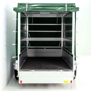 Przyczepa Koch z plandeką 150x350cm 2600kg | Typ 8.26 | Wysoka plandeka 180cm - Zielona - obrazek 8