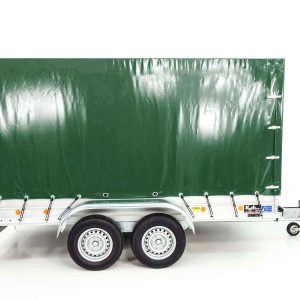 Przyczepa Koch z plandeką 150x350cm 2600kg | Typ 8.26 | Wysoka plandeka 180cm - Zielona - obrazek 10