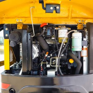 Minikoparka „Bobmaster Premium” – Diesel, 1200 kg z ramieniem przegubowym + joystick - obrazek 5