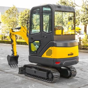 Minikoparka „Bobmaster Premium” – Diesel, 1200 kg z ramieniem przegubowym + joystick - obrazek 11