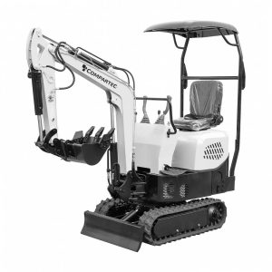 Minikoparka „Bobmaster Plus” – Diesel, 970 kg + zestaw łyżek - obrazek 7